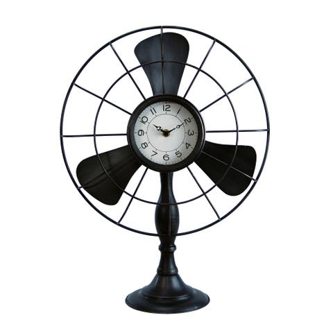 Fan Table Clock