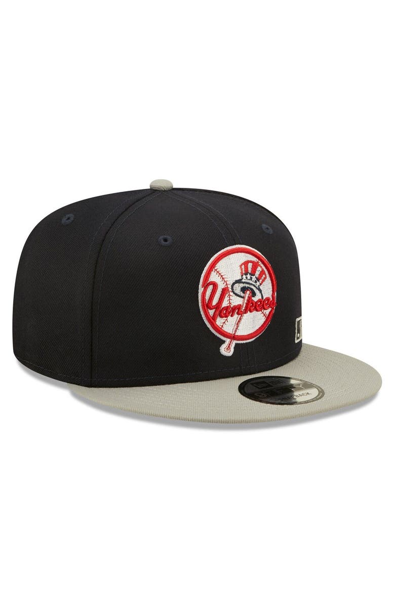 New Era Men's New Era Navy/Gray New York Yankees Flawless 9FIFTY Snapback Hat, Alternate, color, Navy