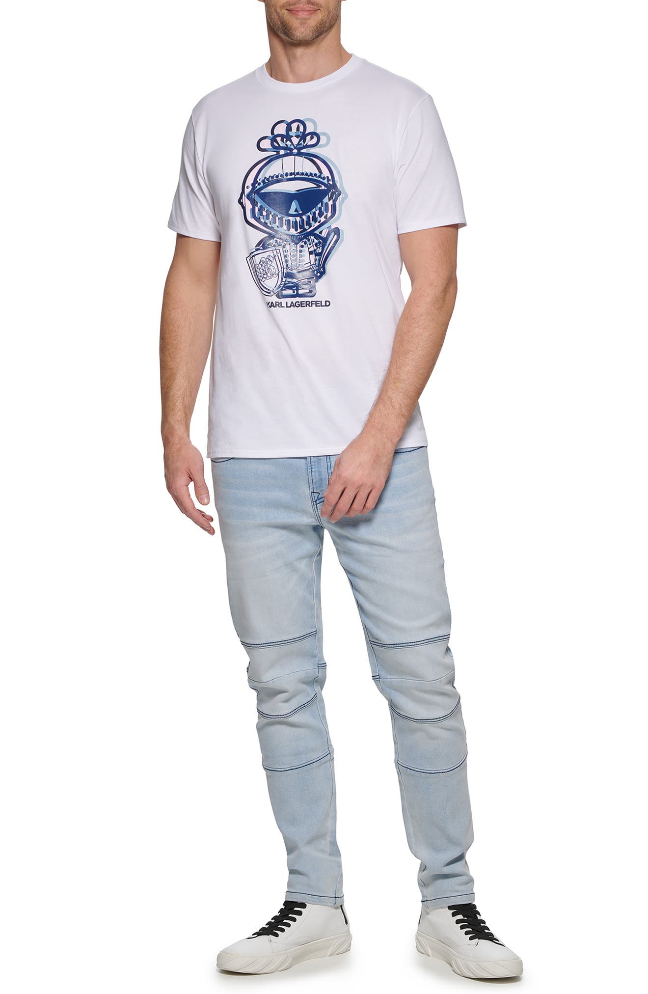 KARL LAGERFELD PARIS Armour Cotton Graphic Tee (Men) | Nordstrom