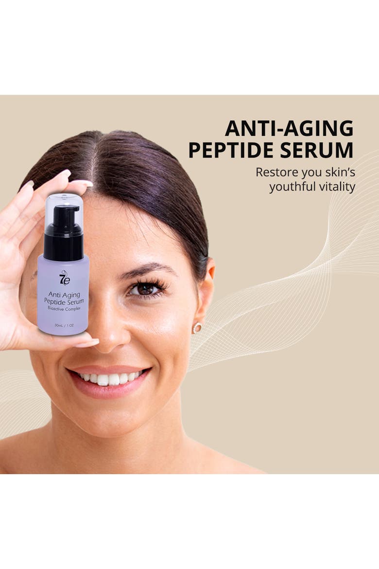 Anti-Aging Peptide Serum with Hyaluronic Acid, Alternate, color, Transparent