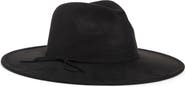 BCBG Faux Suede Oversize Panama Hat