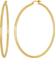 Bony Levy Omega 14K Gold Omega Hoop Earrings (Nordstrom Exclusive)