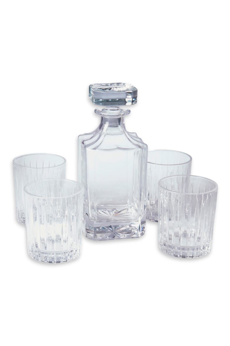 Elysian 6-Piece Bar Set, Main, color, CLEAR