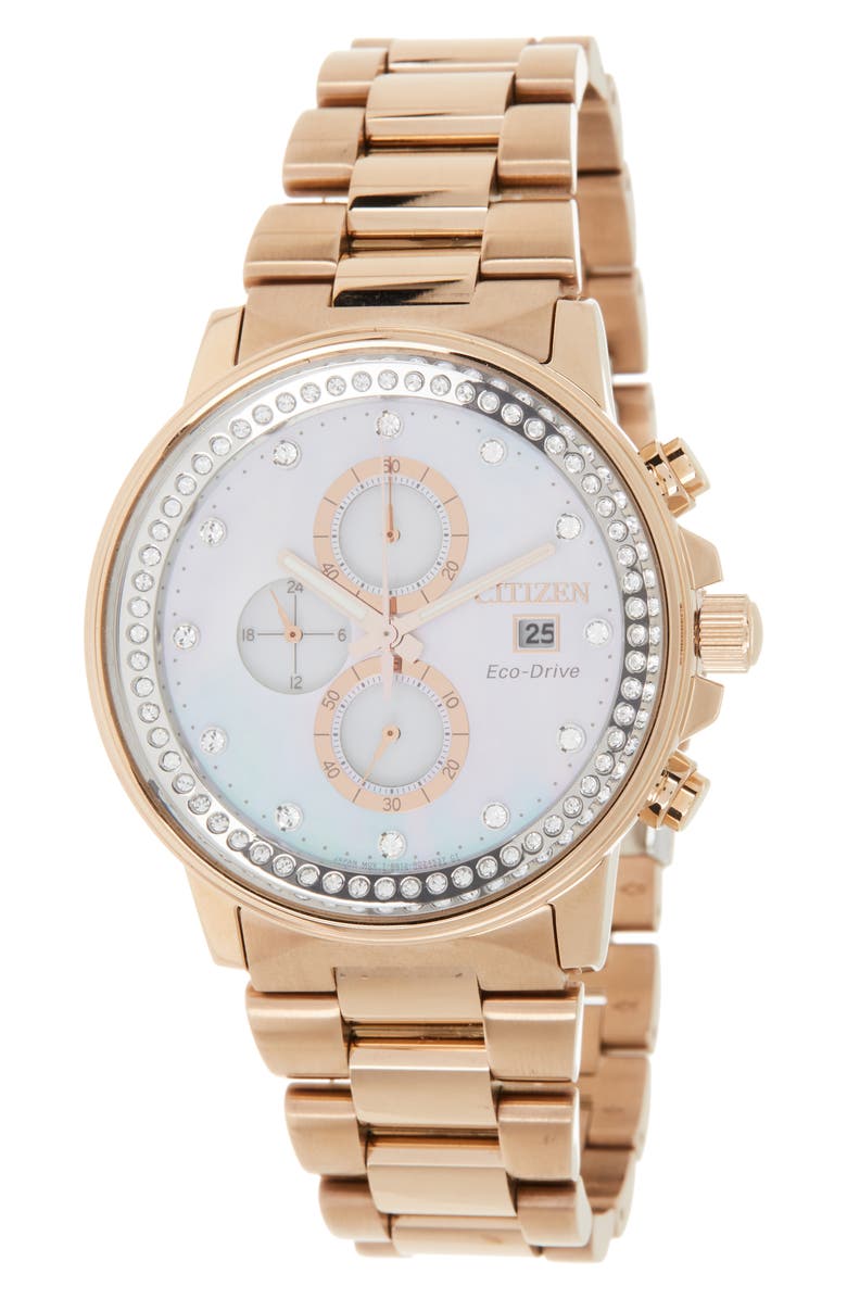 Citizen Men's Chandler Eco-Drive Pearl Date Watch, 42mm, Main, color, 