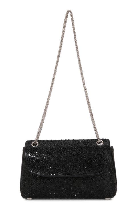 Rhinestone Pavé Crossbody Bag