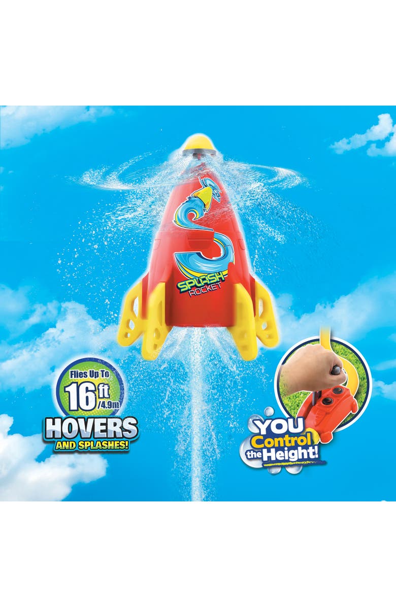 Lanard Water Powered Splash Rocket Sprinkler, Hovers & Sprays, Outdoor Toy, Alternate, color, Multicolored