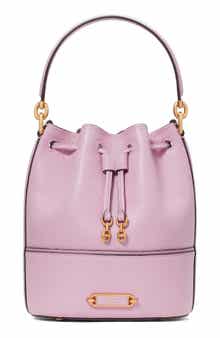small gramercy pebble leather bucket bag