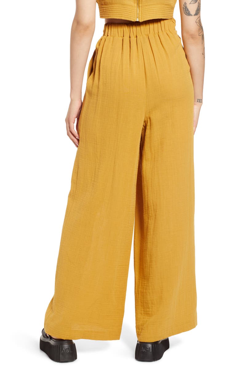 ASOS DESIGN Wide Leg Trousers, Alternate, color,