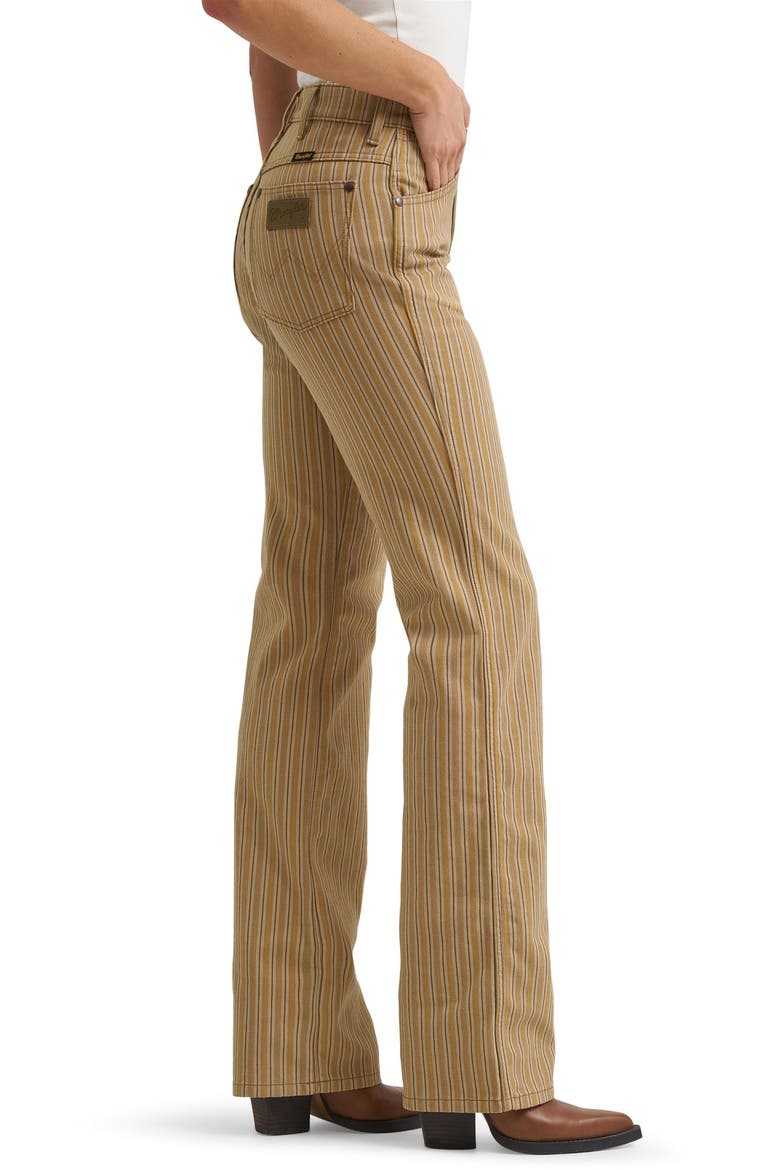 Wrancher Striped Bootcut Jeans, Alternate, color, GOLDRUSH STRIPE