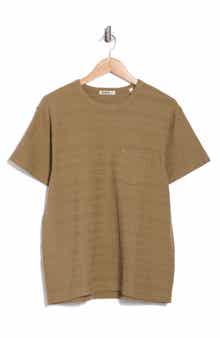 BUCK MASON Vintage Jacquard Crew T-Shirt