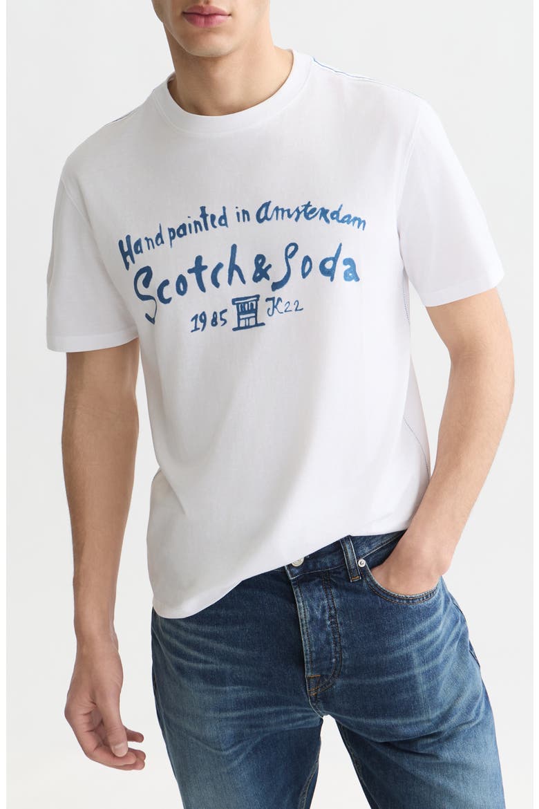 Regular Fit Cotton Graphic T-Shirt, Main, color, BRIGHT WHITE