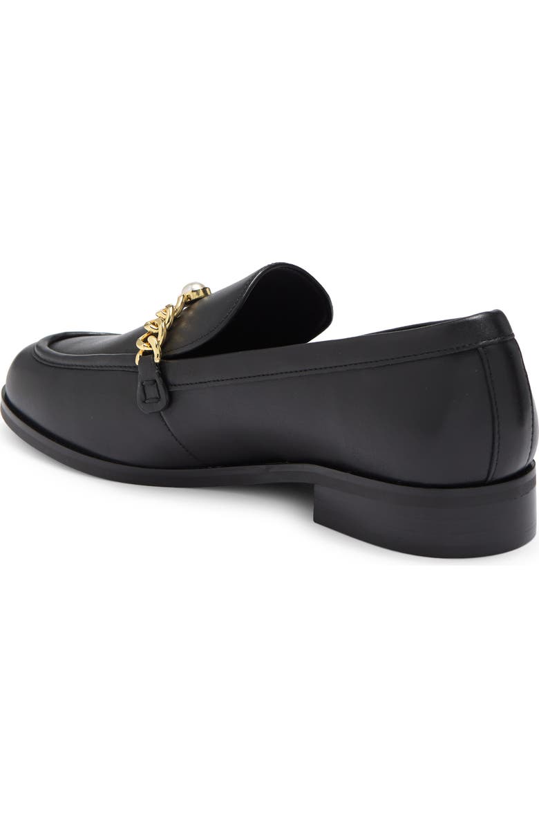 Stuart Weitzman Owen Pearl Chain Loafer, Alternate, color,