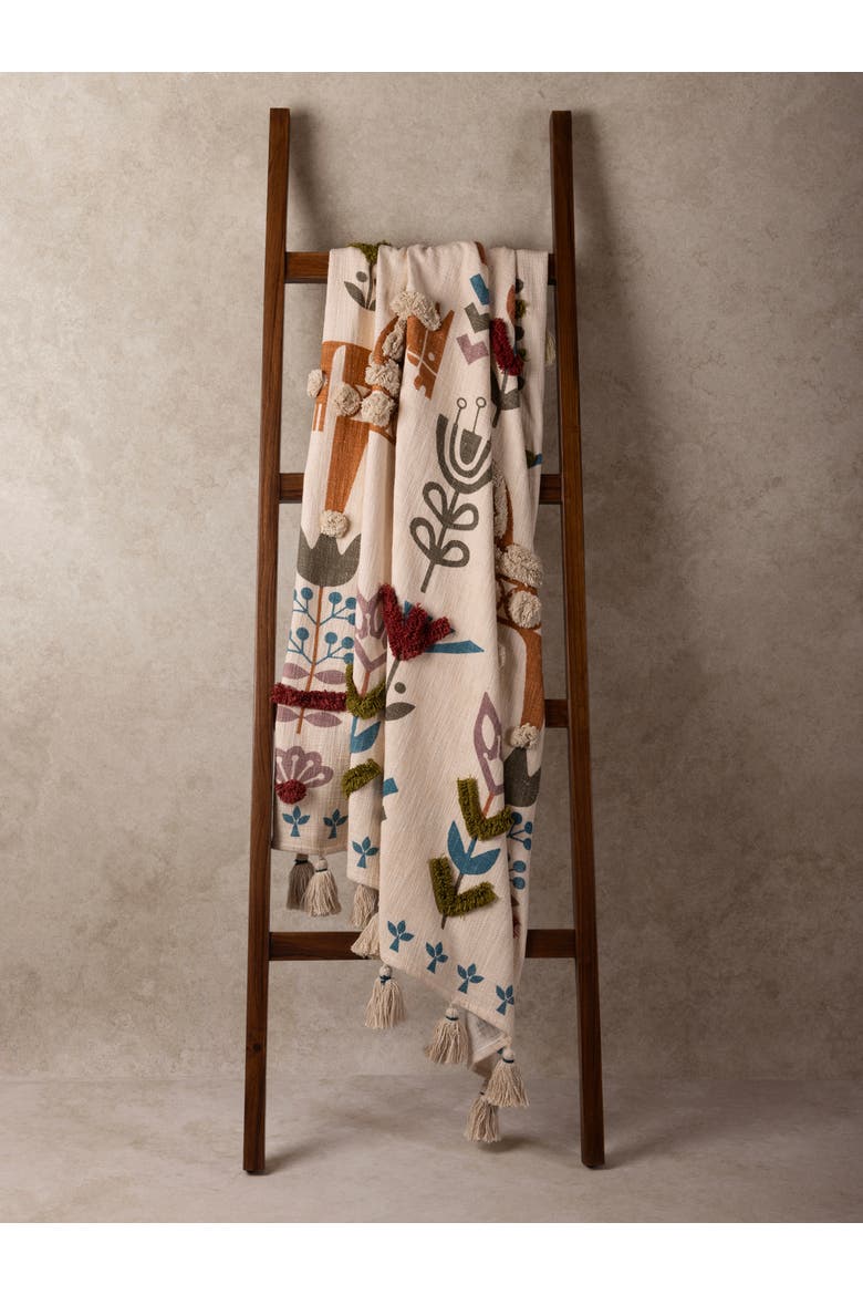 Kyoto Throw Blanket 50"x60", Alternate, color, Multicolored