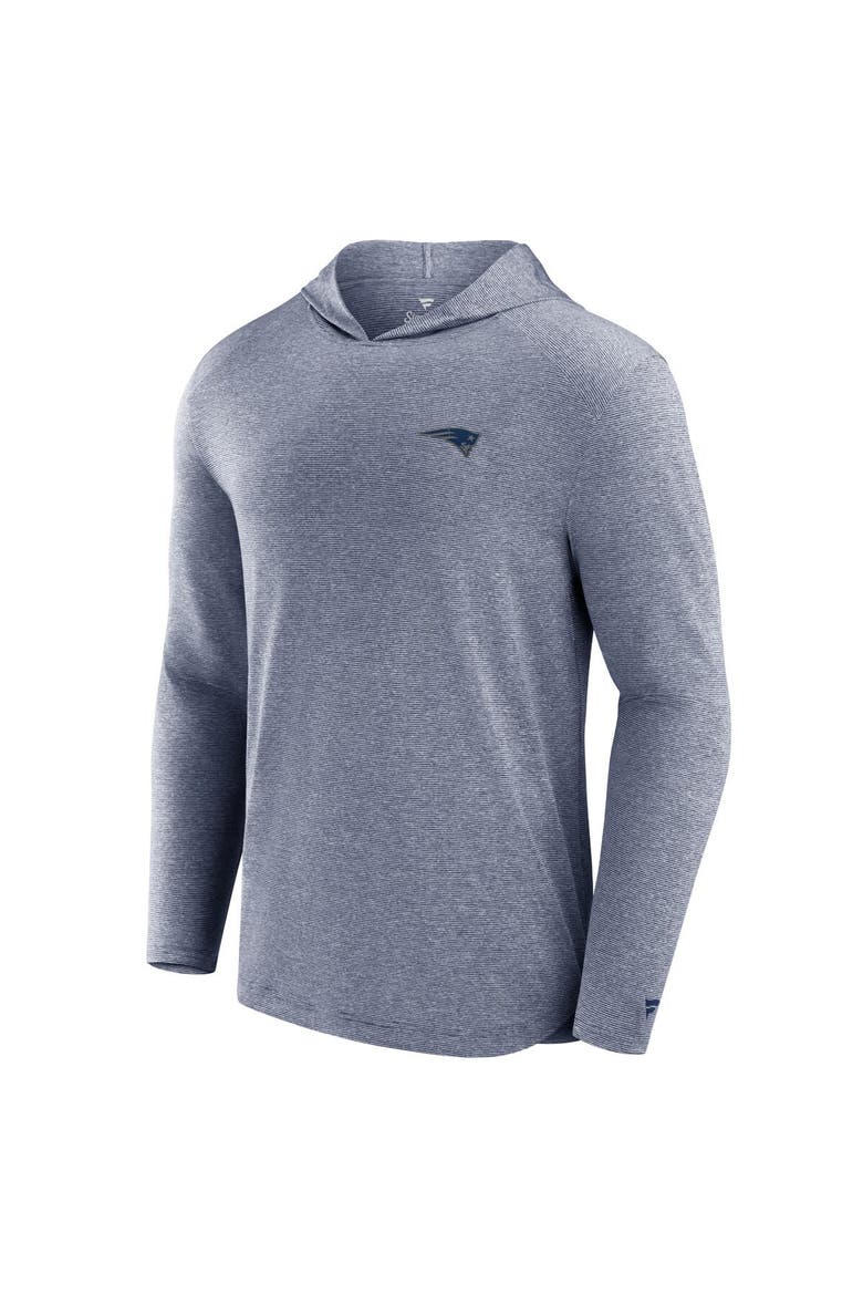 Men's Fanatics Signature Navy New England Patriots Front Office Tech Lightweight Hoodie T-Shirt, Alternate, color, Navy