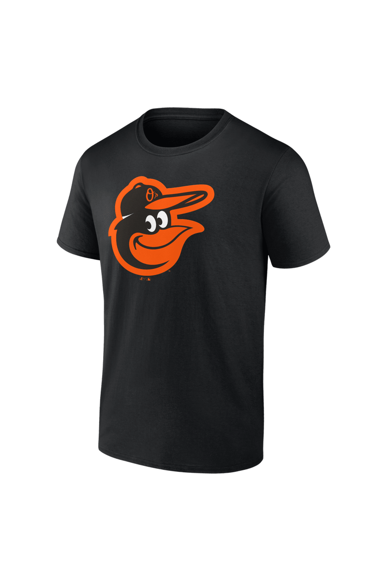 Men's Logo Athletic Black Baltimore Orioles Official Logo T-Shirt, Alternate, color, Black