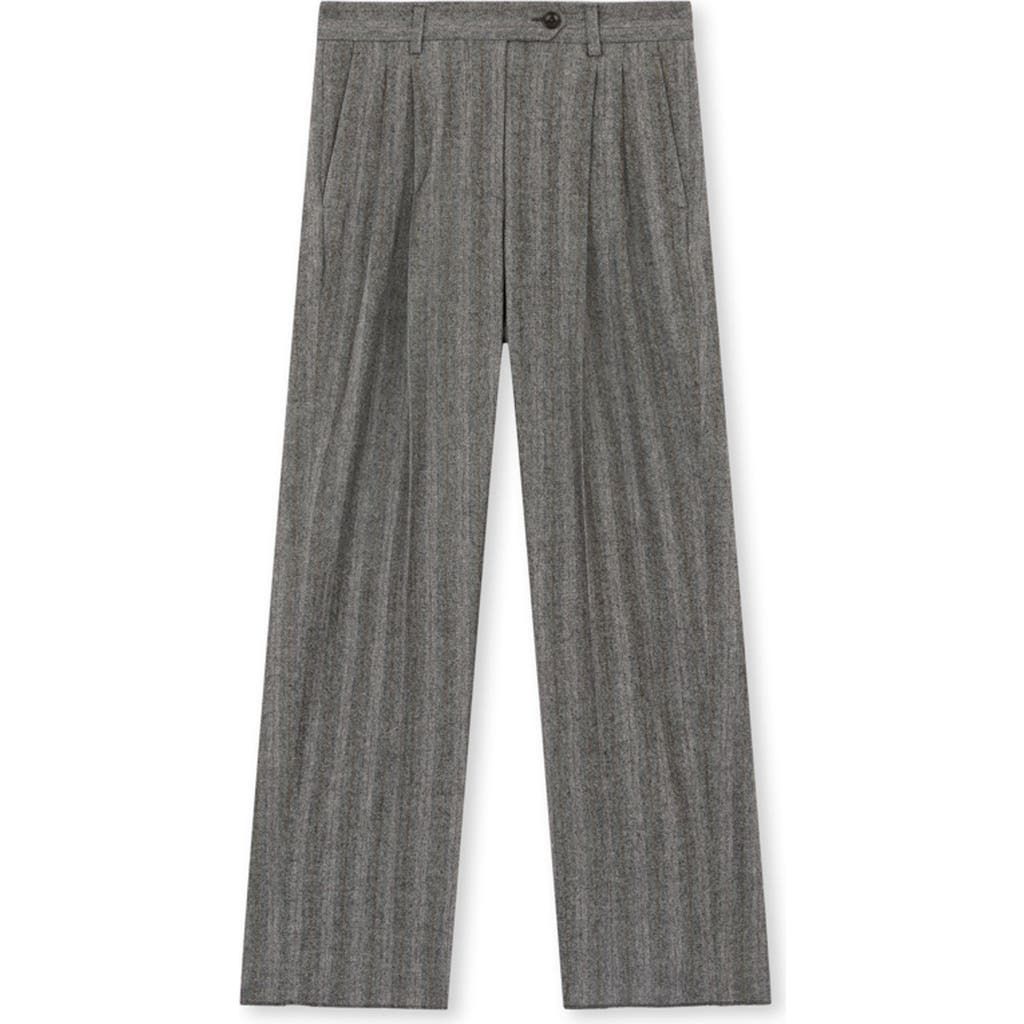Fortela Jem Pinstripe Virgin Wool Pences Trousers In Multi