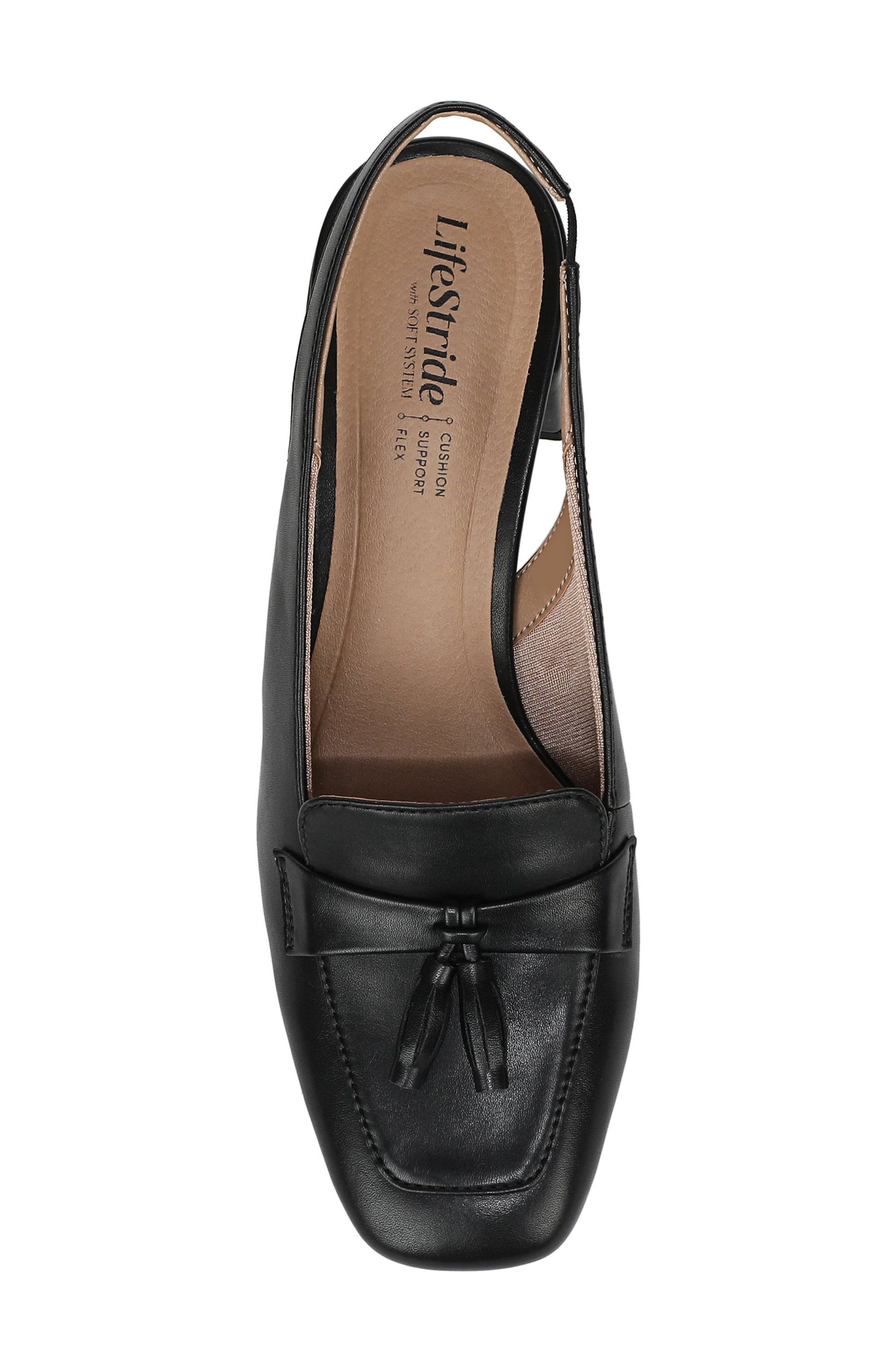 Clarissa Slingback Pump, Alternate, color, BLACK