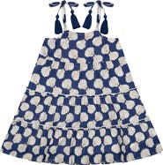 Mer St. Barth Bella Girls Shoulder Tie Sundress