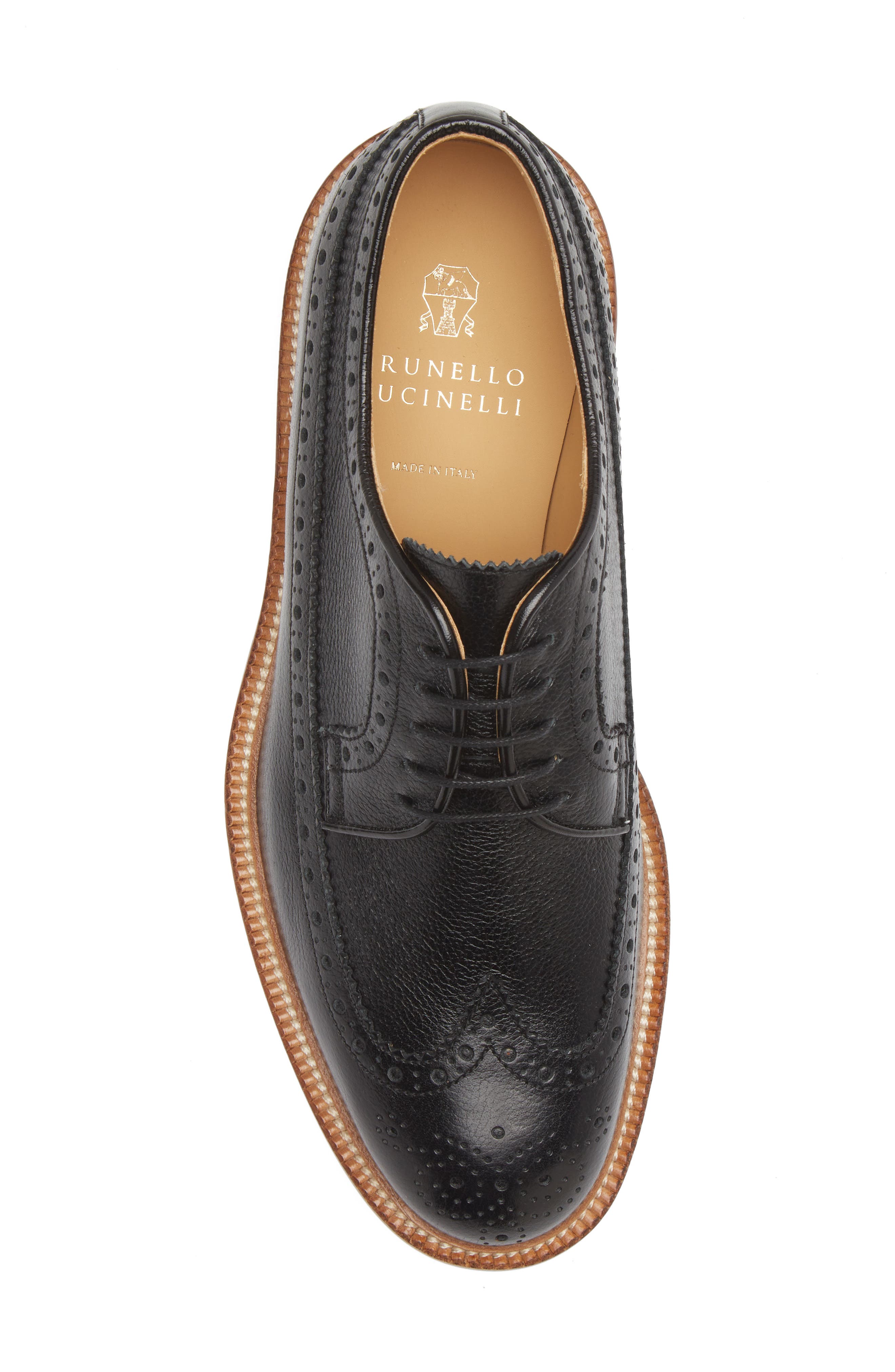 Brunello Cucinelli Longwing Derby, Alternate, color, 
