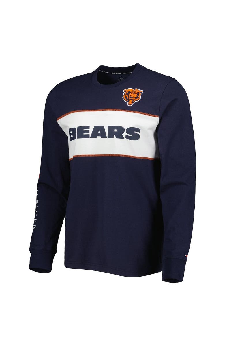 Tommy Hilfiger Men's Tommy Hilfiger Navy Chicago Bears Peter Team Long Sleeve T-Shirt, Alternate, color,