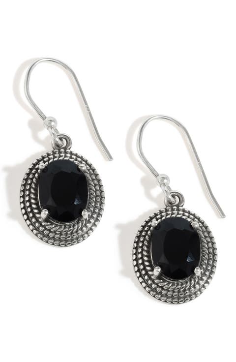 Onyx Drop Earrings