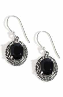 YS GEMS Onyx Drop Earrings
