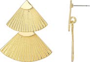 Adornia Honore Fan Drop Earrings