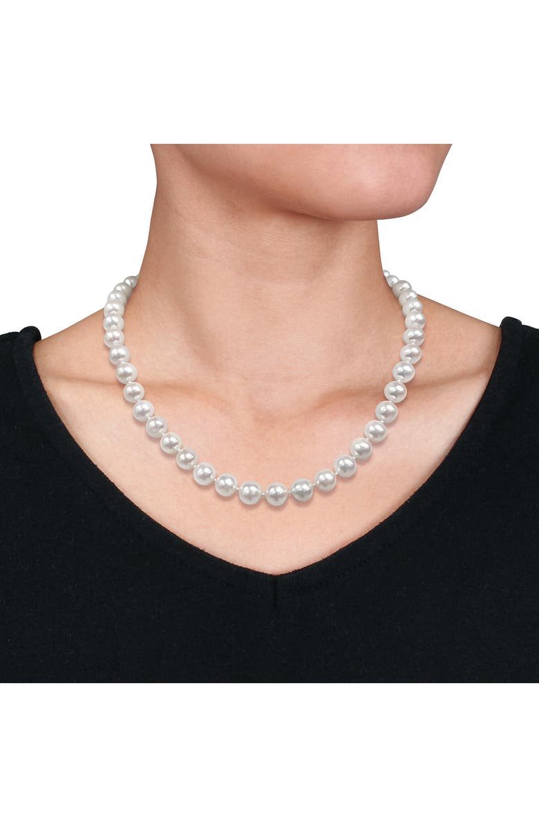 DELMAR Cultured Pearl Necklace, 9–10mm, Alternate, color,