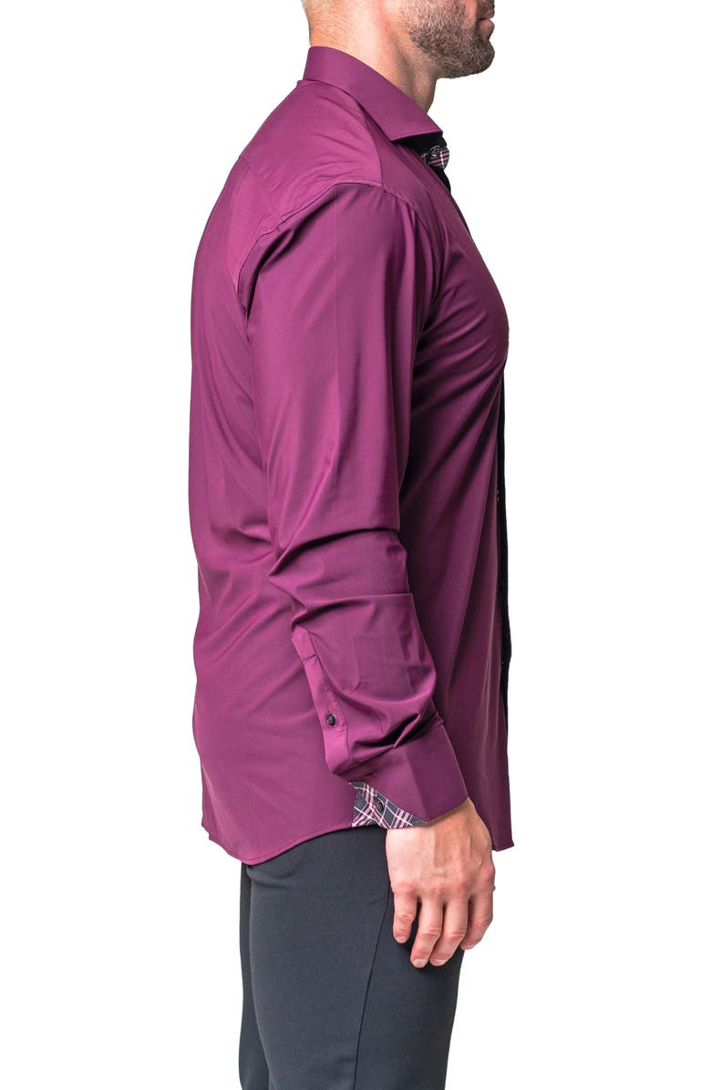 Maceoo Einstein Stretchflow Cotton Button-Up Shirt, Alternate, color, 