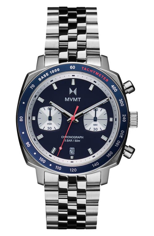 Mvmt Mulholland Driver Chronograph, 42mm In Silver