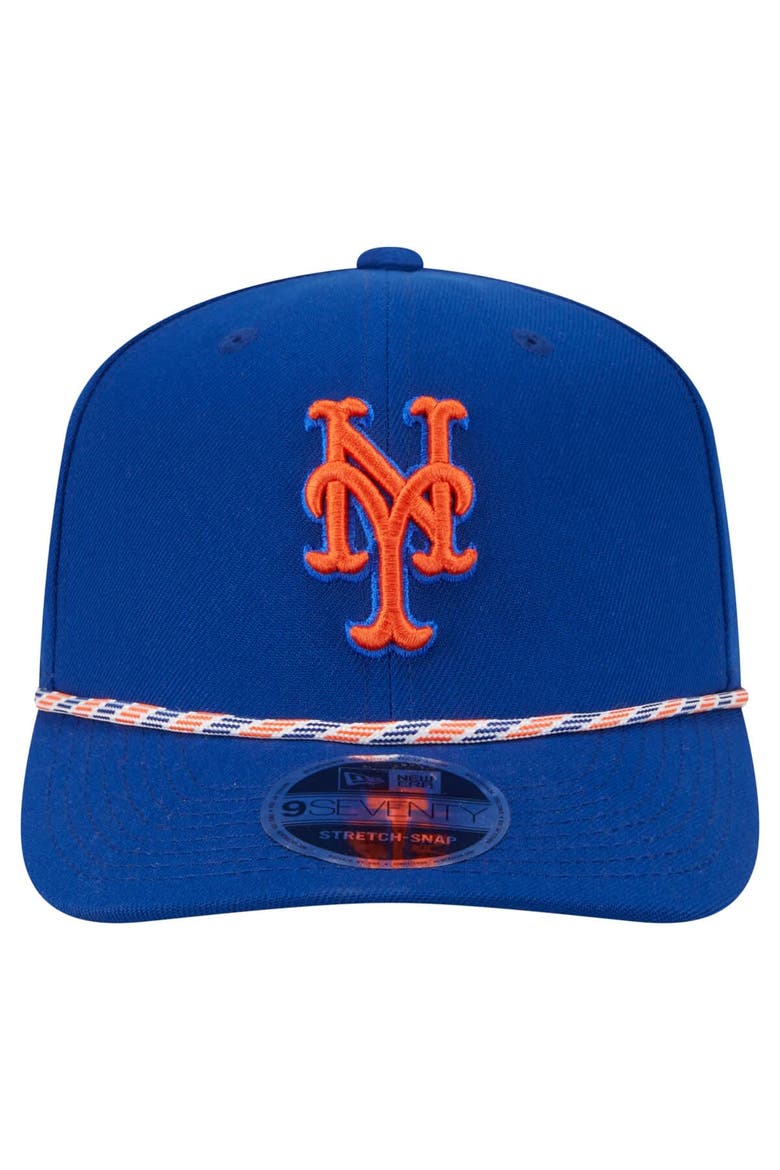 Men's New Era Royal New York Mets Multi-Rope 9SEVENTY Stretch-Snap Hat, Alternate, color, Royal