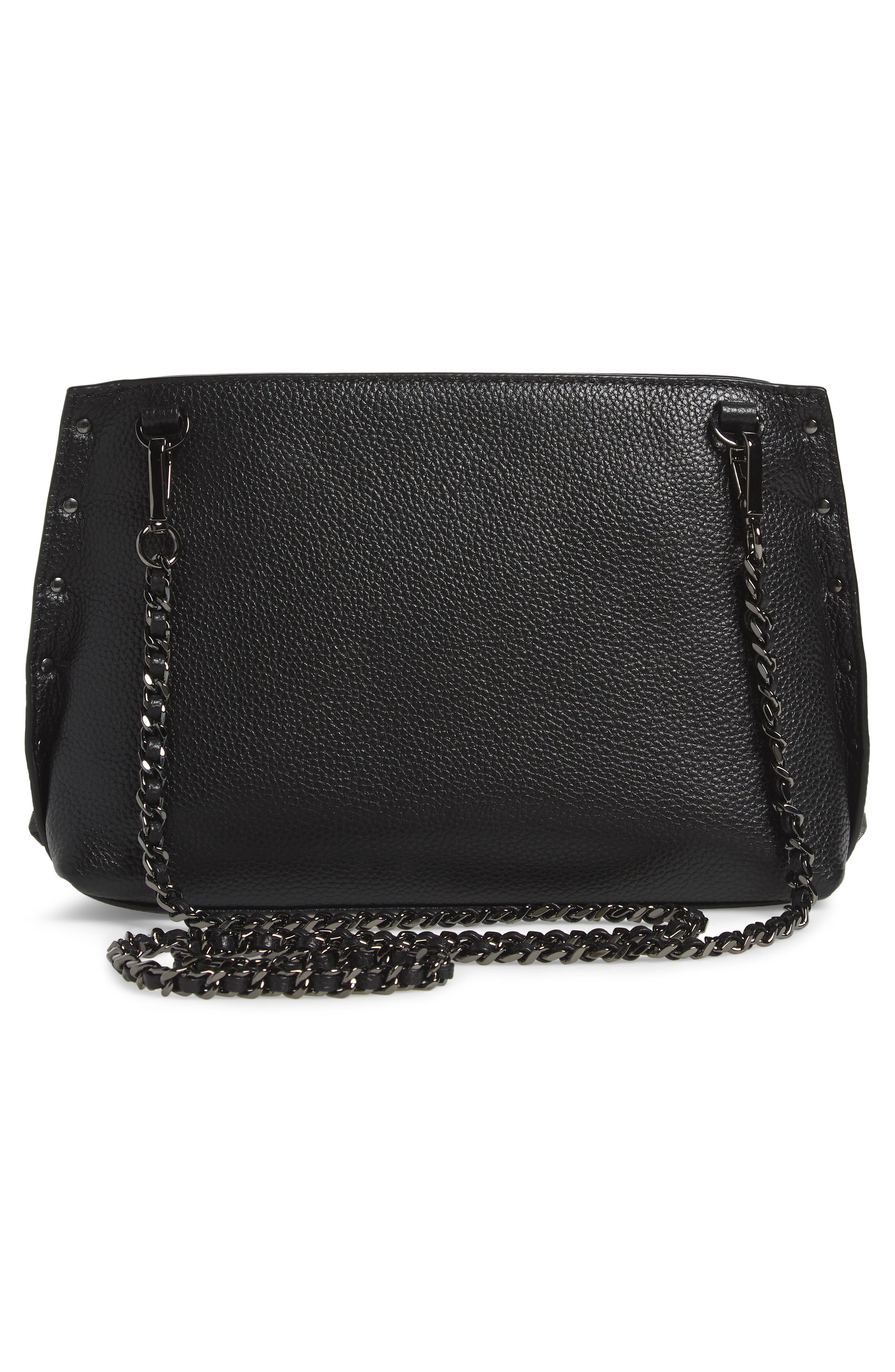 Ted Baker London Jemira Bow Leather Clutch, Alternate, color, 