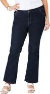 Jessica London True Fit Stretch Denim Straight Leg Jean