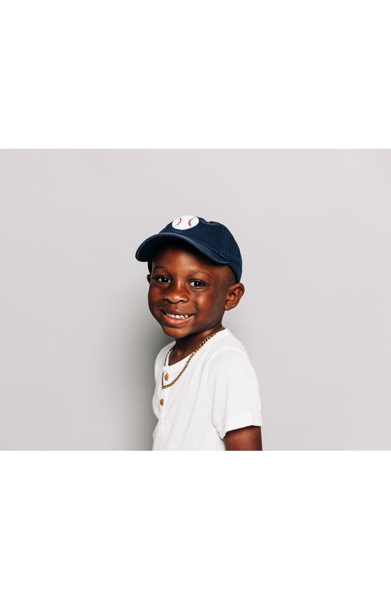 Rey To Z Terry Baseball Hat - Kids, Alternate, color, Navy