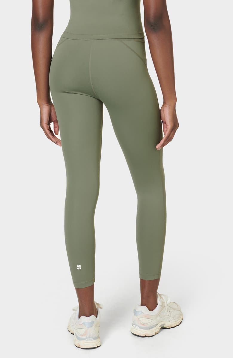 Sweaty Betty All Day 7/8 Leggings, Alternate, color, Umbra Green