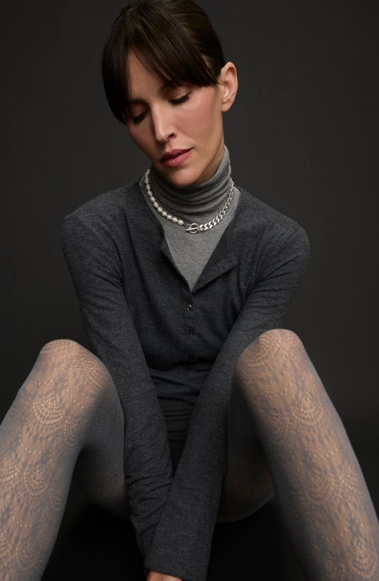 st. Moran Freshwater Pearl & Curb Chain Necklace, Alternate, color, White/Silver