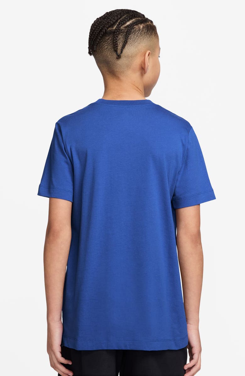 Nike Kids' Sportswear Cotton Graphic T-Shirt, Alternate, color, Game Royal
