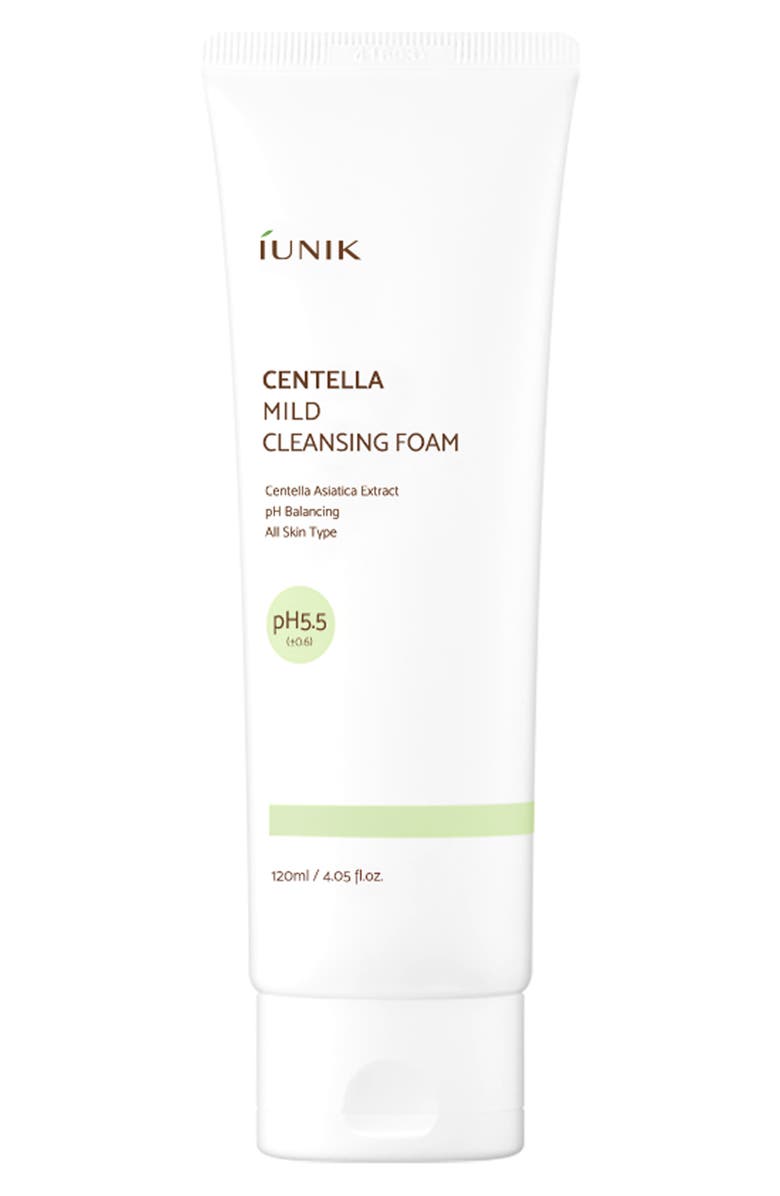 Iunik Centella Mild Cleansing Foam, Main, color, 