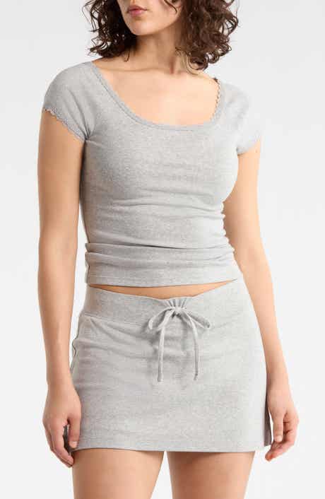 Abound Lace Trim T-Shirt