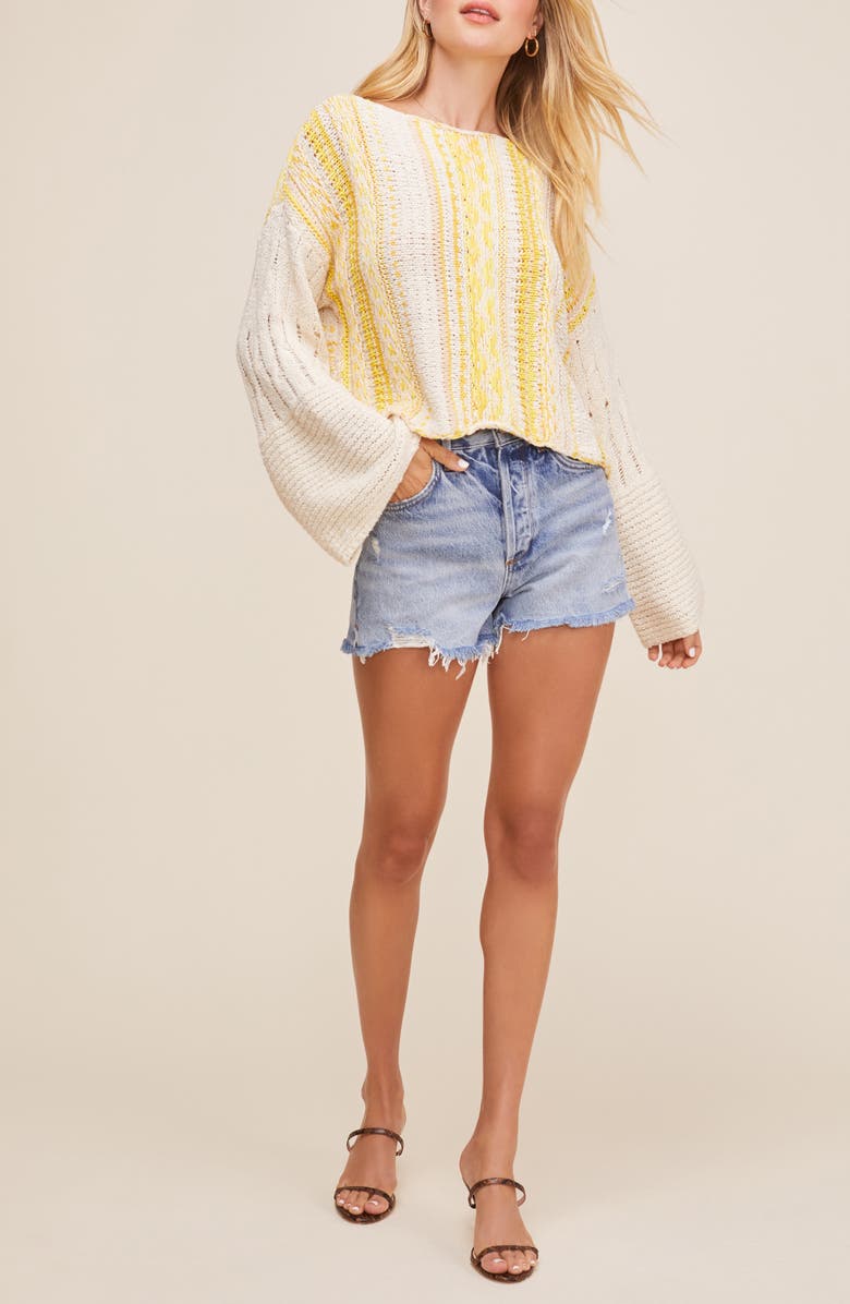 ASTR the Label Thora Crop Sweater, Alternate, color, 