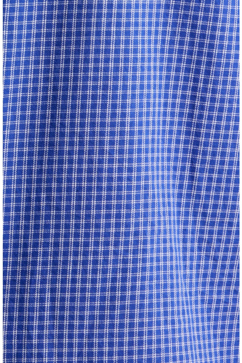 Bigwig Frank Check Short Sleeve Button-Up Shirt, Alternate, color, SURF BLUE MULTI