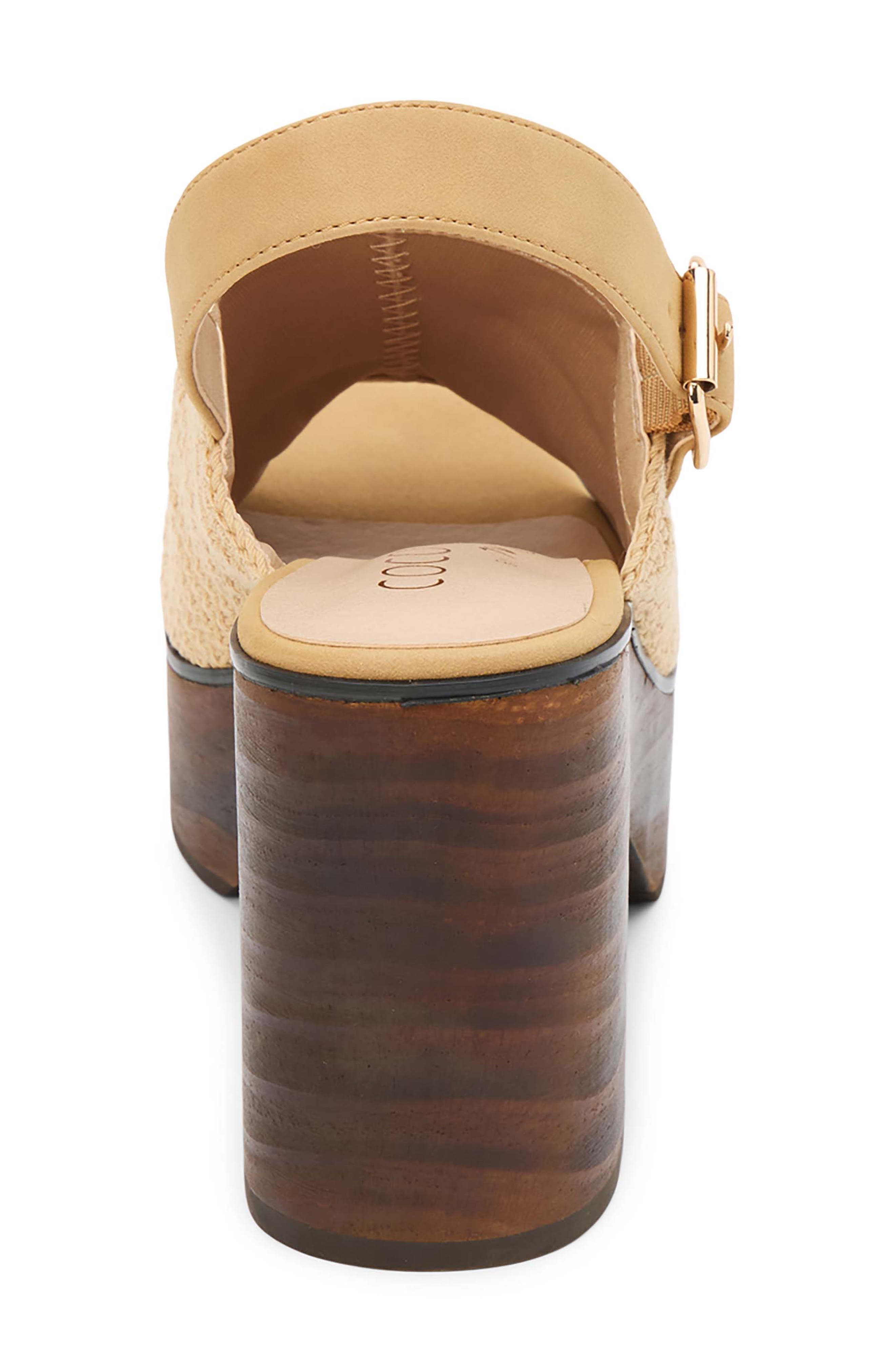 Coconuts by Matisse York Woven Slingback Platform Sandal, Alternate, color, 