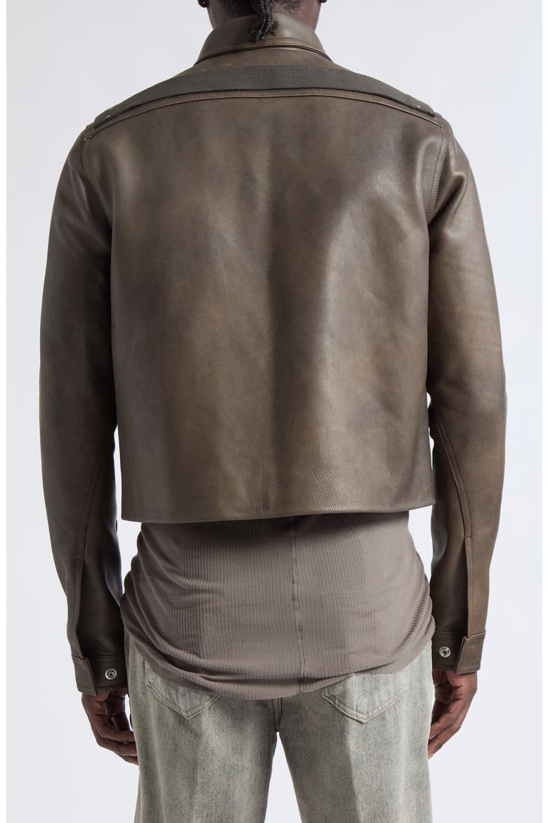 Tower Alice Leather Jacket, Alternate, color, WASHED BLACK