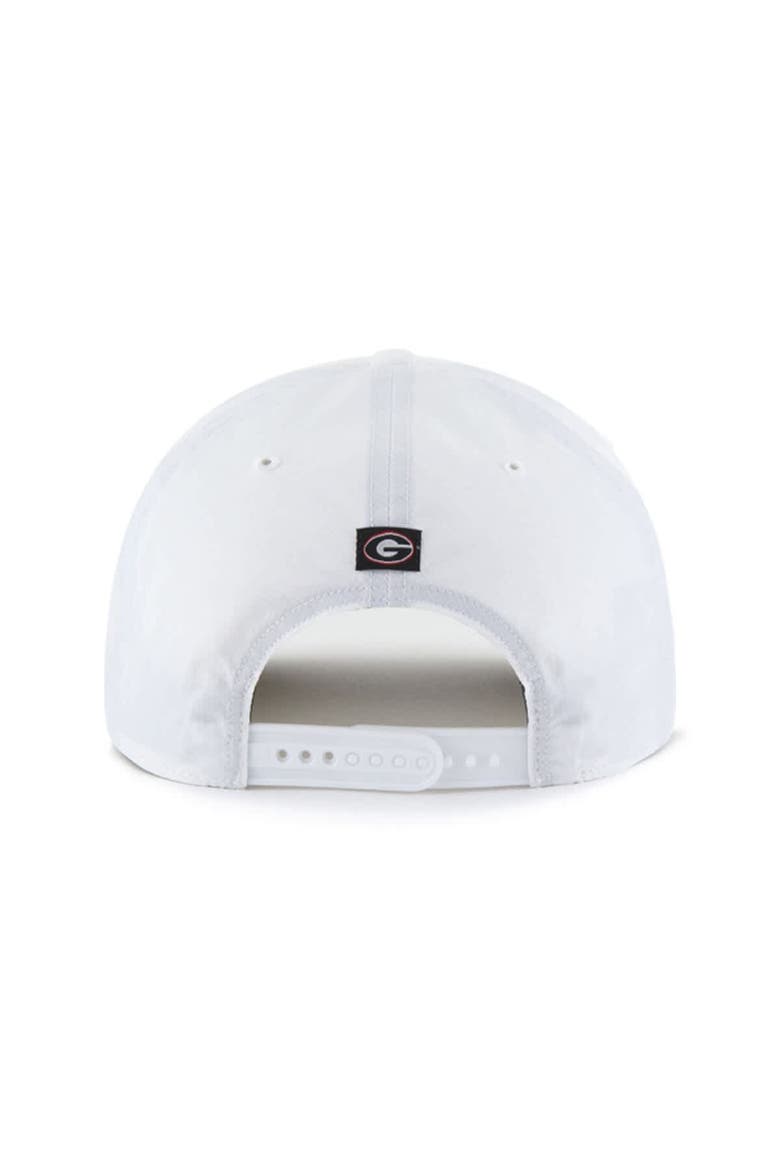 Men's '47 White Georgia Bulldogs Condor Hitch brrr° Adjustable Hat, Alternate, color, White