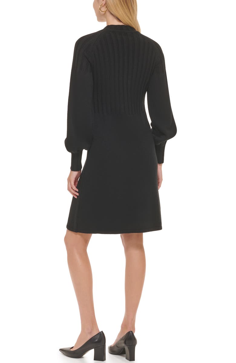 Calvin Klein BUBBLE SL ALINE SWEATER DRESS, Alternate, color,