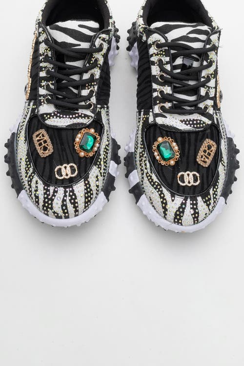 Prologue Shoes Vero Jewel Sneakers In Multi