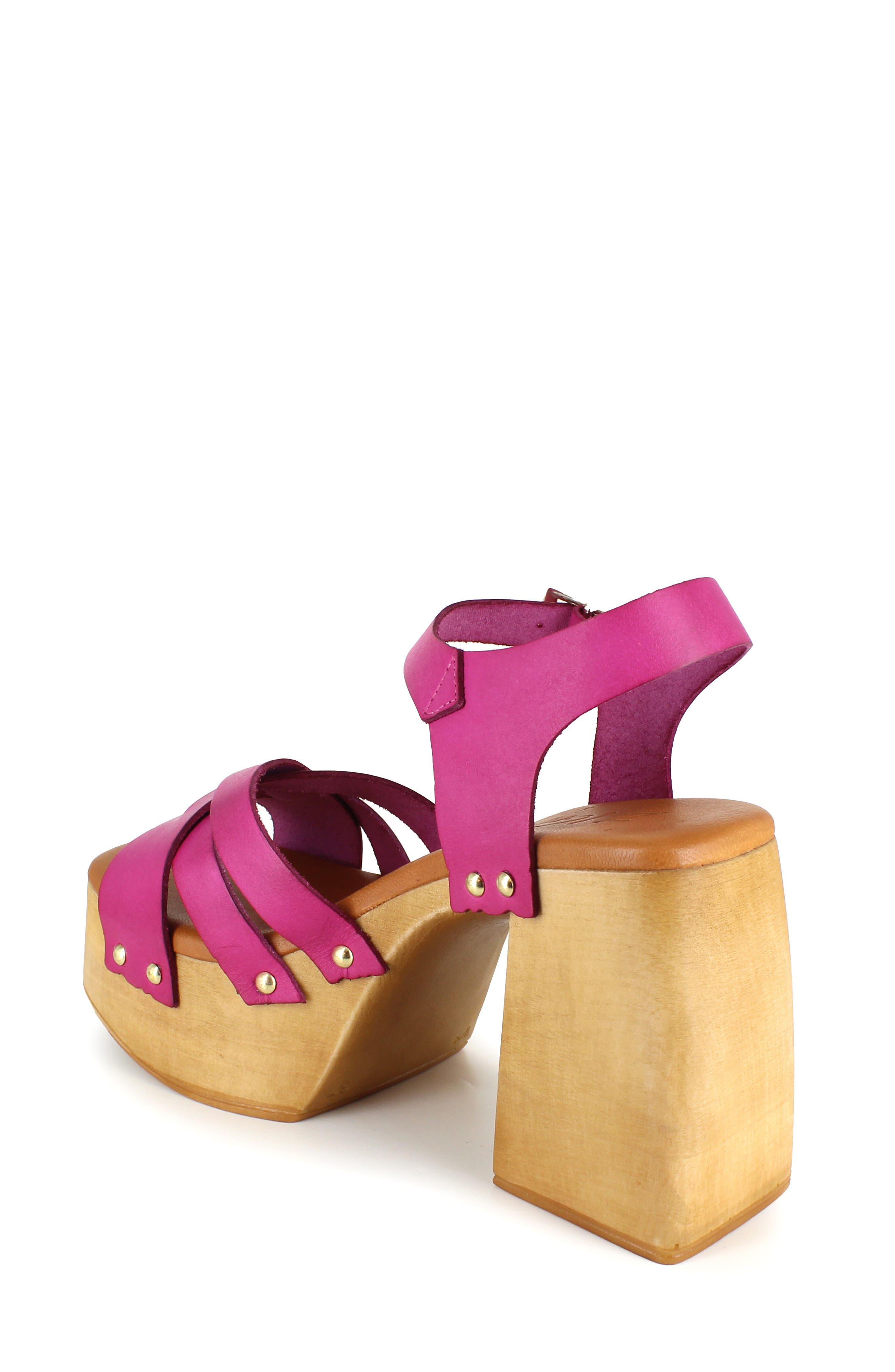 Marcy Platform Sandal, Alternate, color, FUSCHA LTH