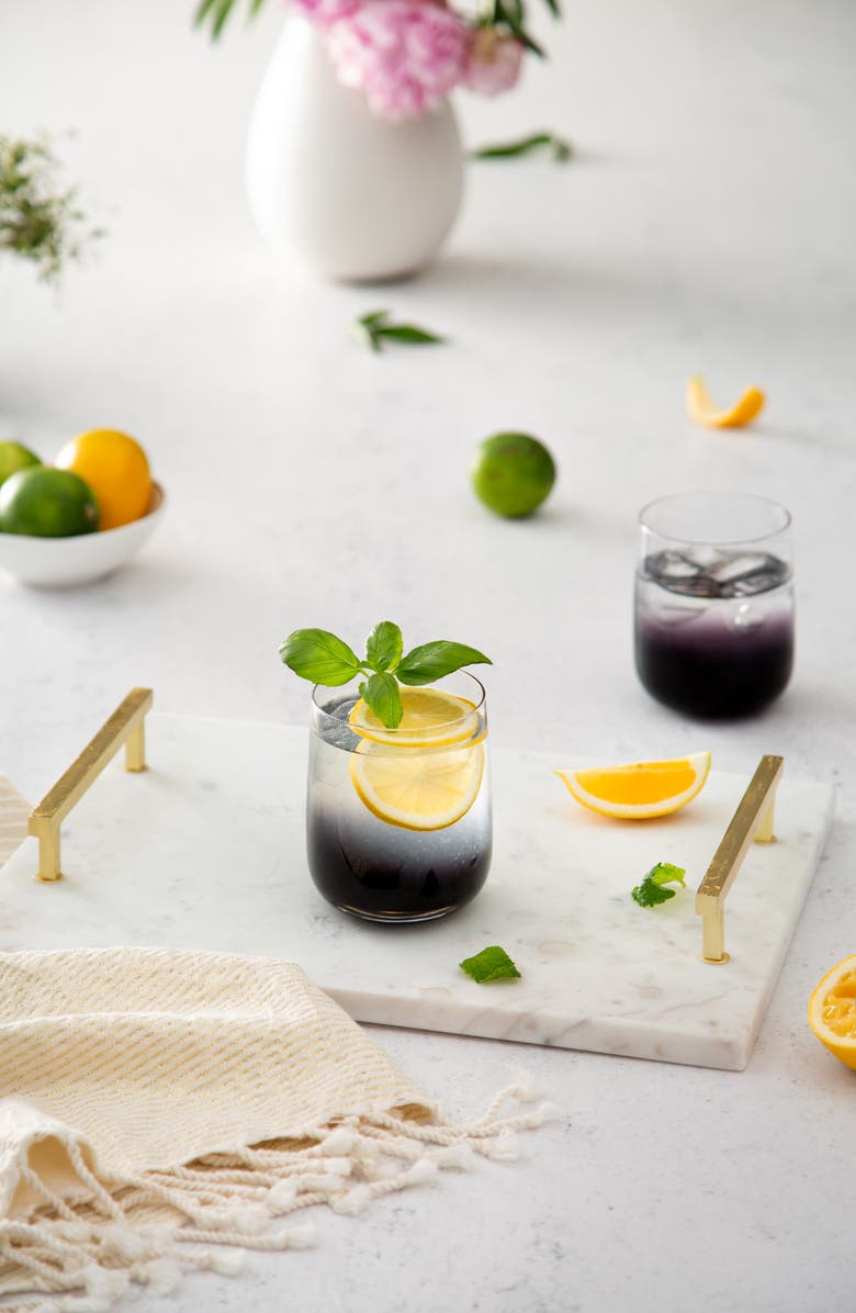 JoyJolt Set of Four Double Old Fashion Glasses, Alternate, color,