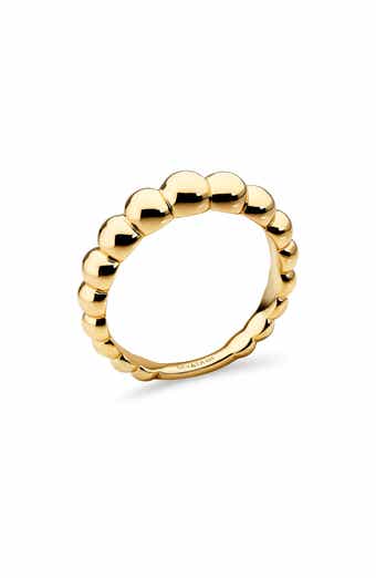 DEVATA Beaded Ball Textured Ring