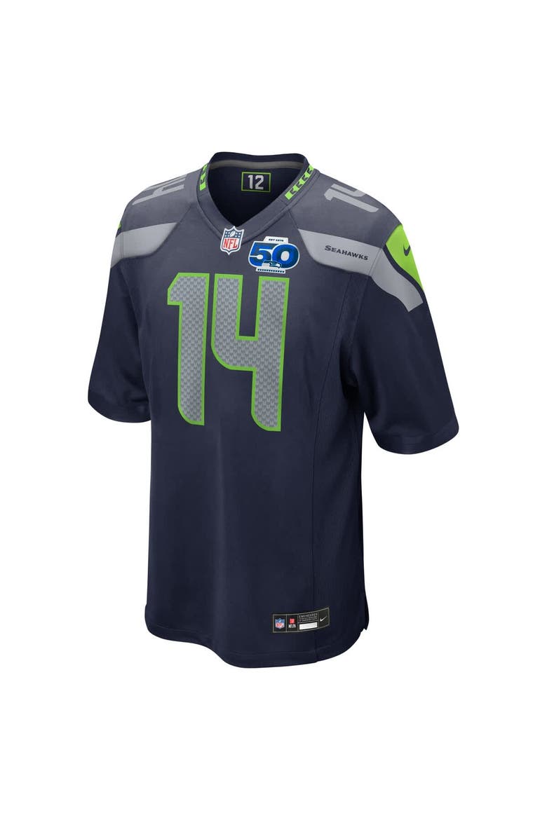 Men's Nike Sam Darnold College Navy Seattle Seahawks Team 50th Season Game Jersey, Alternate, color, College Navy